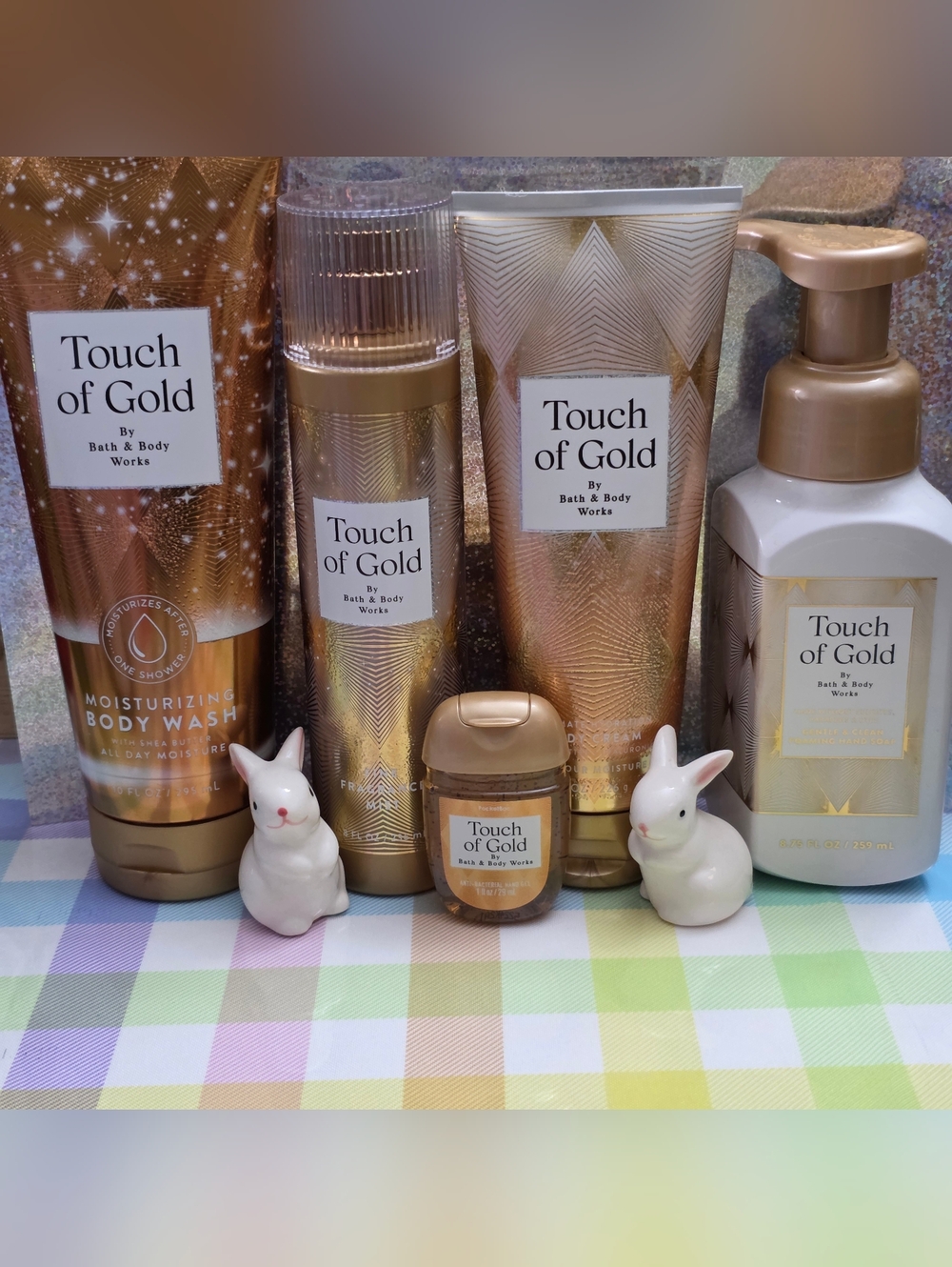 Bath & Body Works Touch of Gold 5 Piece Body Care Set NEW